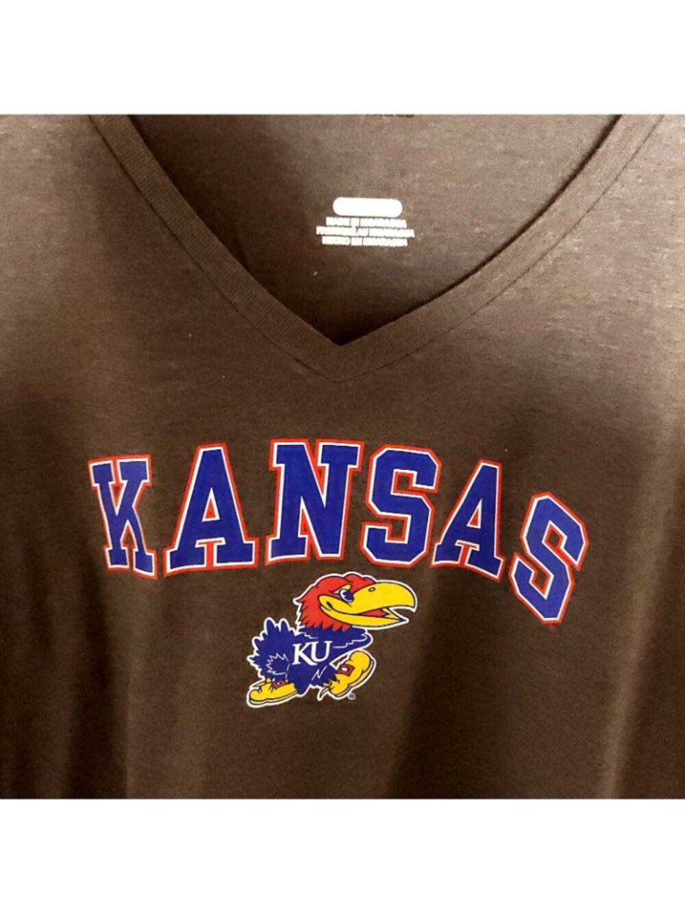 Fanatics Womens New Grey University Of Kansas Top 3XL - Picture 3 of 5